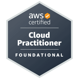 Badge AWS Certified Cloud Practitioner CLF-C02
