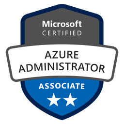 Badge Microsoft Certified: Azure Administrator Associate AZ-104