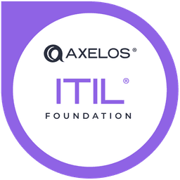 Badge ITIL 4 Foundation Certificate in IT Service Management